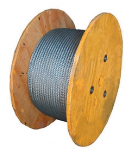 3/16" 7x19 Stainless Steel wire rope 500' spool Sold by the Roll