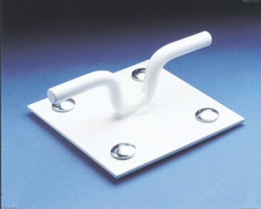 Dock Cleat, Tie Up, 6.5", White